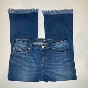 Michael Kors Womens Cropped Flare Jeans Frayed Hem Blue Denim Sz 8
Boho Trendy